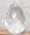 半透明のアクリル ペンダント, アクリル, 水滴, 切り面 & 半分透明, 無色 約 950パソコン/KG, 売り手 KG