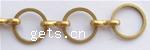 Handmade Brass Chain, plated, round link chain 10mm 