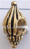Zinc Alloy European Beads, Oval, plated, without troll Approx 4mm 