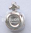 Zinc Alloy European Beads, Female Mark, plated, without troll Approx 4mm 