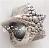Zinc Alloy European Beads, Star, plated, without troll Approx 4.5mm 