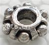Zinc Alloy European Beads, Rondelle, plated 11mm Approx 4.5mm 