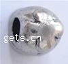 Zinc Alloy European Beads, plated, without troll nickel free Approx 4.5mm 