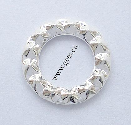 Rondelle Rhinestone Spacer, Brass, Donut, plated, with rhinestone, more colors for choice, 15mm, Sold By PC