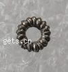Zinc Alloy Spacer Beads, Donut, plated nickel, lead & cadmium free, Grade A 