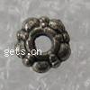Zinc Alloy Spacer Beads, Flower, plated nickel, lead & cadmium free, Grade A Approx 