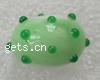Handmade Lampwork Beads, Rondelle, 15x10mm , Sold by PC