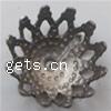 Eisen Perlenkappen, Blume, plattiert, keine, 10mm, 10000PCs/Tasche, verkauft von Tasche