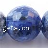 Sodalite Beads, Round & faceted Inch 