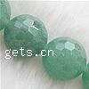 Green Aventurine Bead, Round, natural, faceted Approx 