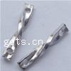 Iron Connector Bar, Twist, plated 