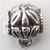 Zinc Alloy Bail Beads, Drum, plated Approx 5mm 