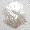White Shell Pendant Leaf 