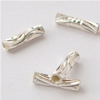 Sterling Silver Tube Beads, 925 Sterling Silver Approx 1mm 
