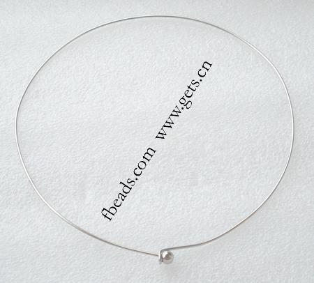 Латунная проволока памяти ожерелье цепь, Латунь, Другое покрытие, разный размер для выбора, Много цветов для выбора, продается Strand