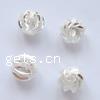 Messing Sternenstaub Perlen, rund, plattiert, hohl & Falten, keine, 10mm, 200PCs/Tasche, verkauft von Tasche