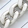 Cadena del Encintado de Aluminio, chapado, cadenilla, más colores para la opción, libre de níquel, plomo & cadmio, 15.6x11.5x3.2mm, longitud:100 m, 100m/Grupo, Vendido por Grupo