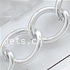 Aluminum Twist ovale Kette, Aluminium, keine, frei von Nickel, Blei & Kadmium, 14.3x11.3x2mm, 100m/Menge, verkauft von Menge