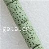 Multicolor Lava Perlen, Rundes Rohr, keine, 14-15x8mm, Länge:16 ZollInch, ca. 27PCs/Strang, verkauft von Strang