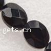 Oval Crystal Beads, machine faceted Inch 