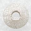 Sterling Silver Stardust Beads, 925 Sterling Silver, Saucer, plated Approx 2mm 