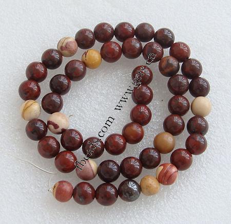Yolk Stone Bead, Round, more sizes for choice & imported, Length:15 Inch, Sold By Strand