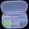 Plastic Bead Container, Rectangle Inch 