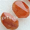 Carnelian Beads ,Faceted Nuggets, 30-20mm 22-16mm, Sold per 15-Inch Strand