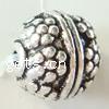 Zinc Alloy Jewelry Beads, Round, plated lead & nickel free, 10mm, Approx 