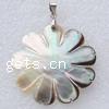 Shell Cabochons For Clasp,Flower,38x38x2mm,Sold per PC
