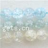 Crackle Quartz Beads, Round, natural 16mm Inch, Approx 