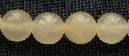 perles en Jade jaune, jaune de jade, Rond, multiple tailles pour le choix, Longueur:16 pouce, Vendu par brin