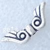Zinc Alloy Angel Wing Beads, plated 
