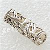 Zinc Alloy European Beads, Tube, plated, hollow Approx 5mm 