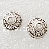 Zinc Alloy Bead Caps, Round, plated Approx 2mm 