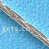 Sterling Silver Jewelry Chain, 925 Sterling Silver, plated, cobra chain 1mm 