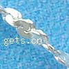 Sterling Silver Jewelry Chain, 925 Sterling Silver, plated, Singapore chain 1mm 