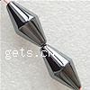 Magnetic Hematite Beads, Bicone Grade A Approx 0.6mm Inch 