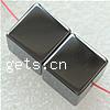 Magnetic Hematite Beads, Cube black, Grade A Approx 0.6mm Inch 
