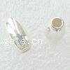 Sterling Silver Beads, 925 Sterling Silver, Oval, plated, smooth Approx 2mm 