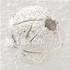 Messing Sternenstaub Perlen, rund, plattiert, Streifen & Falten, keine, 10mm, Bohrung:ca. 2mm, 3000PCs/Tasche, verkauft von Tasche