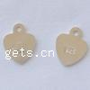 Sterling Silver Heart Pendants, 925 Sterling Silver, plated Approx 1mm 