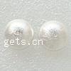 Sterling Silver Bead Caps, 925 Sterling Silver, Round, plated, brushed 