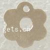 Sterling Silver Tag, 925 Sterling Silver, Flower, plated Approx 1mm 