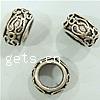 Zinc Alloy European Beads, Rondelle, plated, without troll Approx 8.4mm 