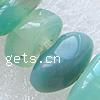 Perle agate verte naturelle, pepite, 3-10mm,10-18mm Environ 2mm pouce, Environ Vendu par brin