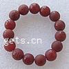Wrist Mala, Red Agate, frosted, 14mm Approx 2mm .2 Inch, Approx 