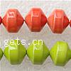Multicolor Magnetic Hematite Beads, Bicone, plated, faceted Grade A Approx 1.2mm Inch 