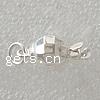 Sterling Silver Box Clasp, 925 Sterling Silver, Round, plated, faceted & single-strand Approx 3mm 