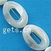 Seashell Beads, Natural Seashell, Flat Oval Approx 0.8mm Inch 